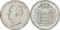 Monaco 5 Francs Monaco Fürstentum Rainier III. 1949-2005 5 Francs 1966 Silber Y 19 KM 141