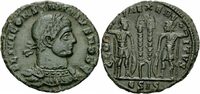Rom Kaiserreich Follis Constantius II Rare Follis Siscia 330-333 GLORIA EXERCITVS Two Standards RIC 221