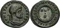 Rom Kaiserreich Follis Constantin II Follis Siscia 321-324 CAESARVM NOSTRORVM Blitzbündel RIC 173 / 3
