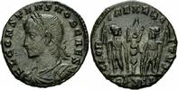 Rom Kaiserreich Follis Constans Rare Follis Constantinople 336-337 GLORIA EXERCITVS Soldiers RIC 152 r³