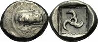 Lykien Stater Lykien Unbestimmter Dynast Stater 470-440 B.C. Eber Triskeles Quadratum Incusum