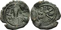 Byzanz Halbfollis Byzanz Mauricius Tiberius Halbfollis Constantinopolis 589/590 Krone Sear 496B