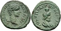 Moesien Bronze Caracalla Caesar Nicopolis ad Istrum Moesien Bronze 196-198 Serapis Kalathos