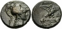 Phrygien Bronze Apameia Phrygien Bronze Athena Aegis Mäander Adler Antiphon Meneklios BMC 46