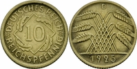 Weimarer Republik 10 Reichspfennig Weimarer Republik 10 Reichspfennig 1925 D München Ähren Deutsches Reich J. 317