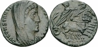Rom Kaiserreich Follis Divus Constantinus I Follis Constantinopolis 337-340 Quadriga Manus Dei RIC 37