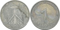 DDR 1 Pfennig DDR Deutschland 1 Pfennig 1952 A Berlin Aluminium SS Hammer Zirkel Jaeger 1505