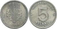 DDR 5 Pfennig DDR Deutschland 5 Pfennig 1948 A Berlin Aluminium S AKS 710 Jaeger 1502