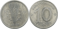 DDR 10 Pfennig DDR Deutschland 10 Pfennig 1948 A Berlin Aluminium S AKS 707 Jaeger 1503
