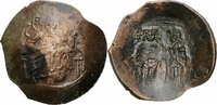 Byzanz Billon Aspron Trachy Byzanz Manuel I. Comnenus Billon Aspron Trachy Christus Maria Sterne Sear 1966