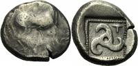 Lykien Stater Lykien Incerter Dynast Stater 470-440 Wildesel Triskeles Quadratum Incusum BMC -